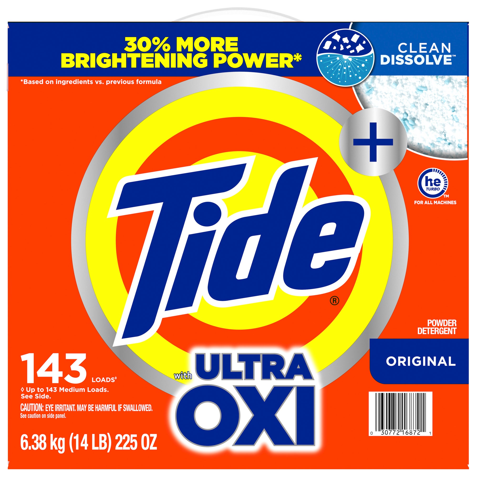Tide Powder Laundry Detergent, Plus Ultra OXI, HE Compatible