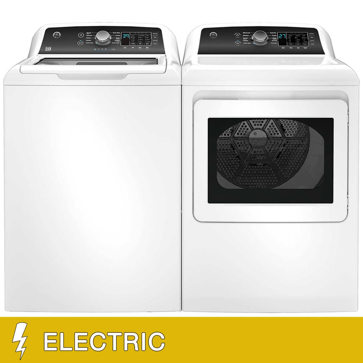 GE 4.5 cu. ft. Washer with Water Level Control and 7.4 cu