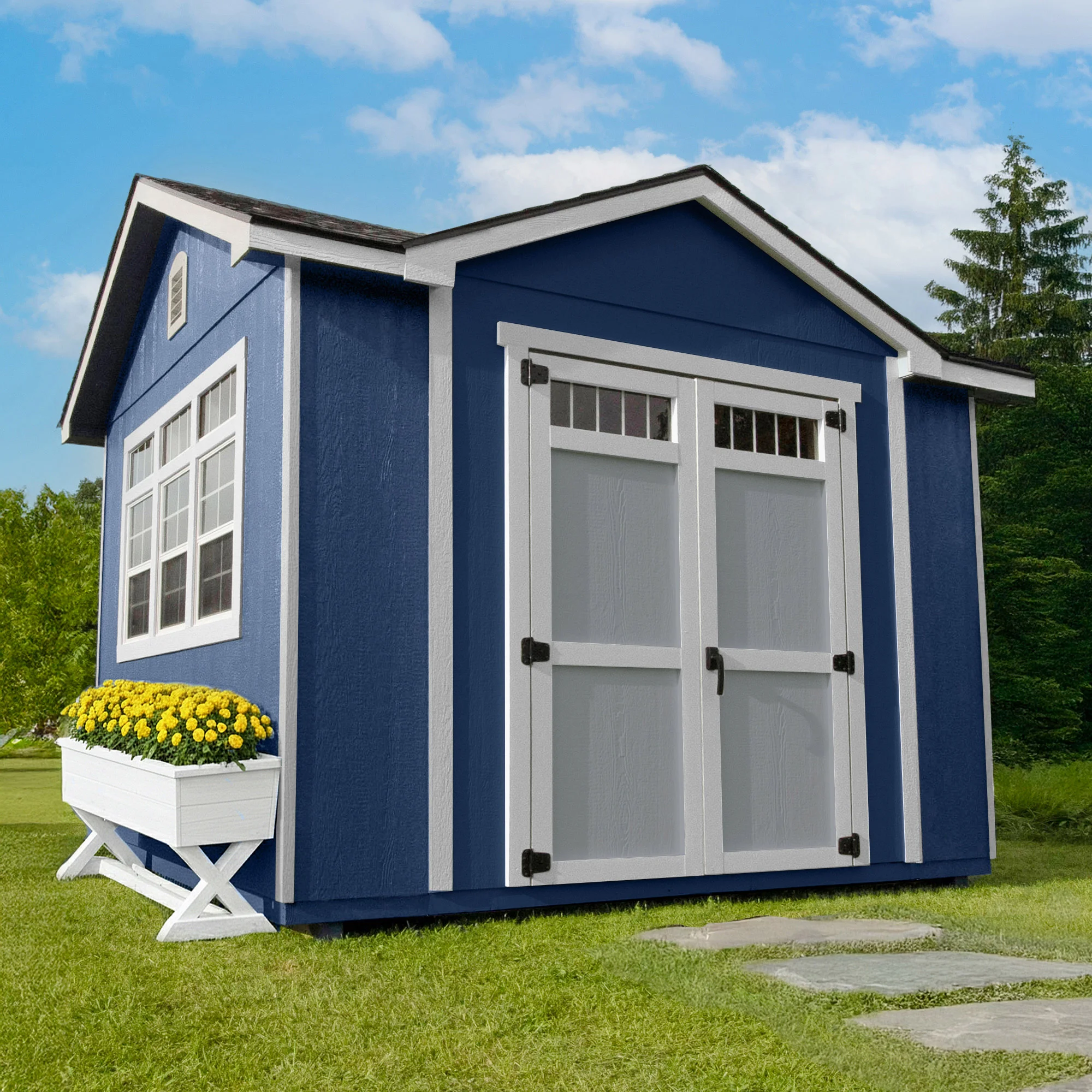 Yardline Wimberly 12' x 10' Wood Storage Shed – Do-it-Yourself Kit