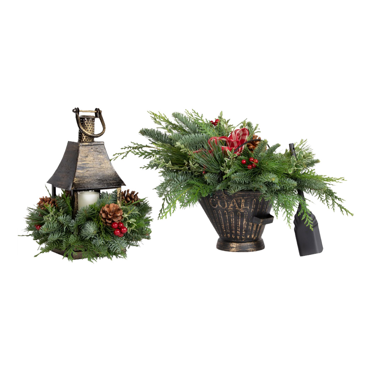 Lantern With Coal Bucket