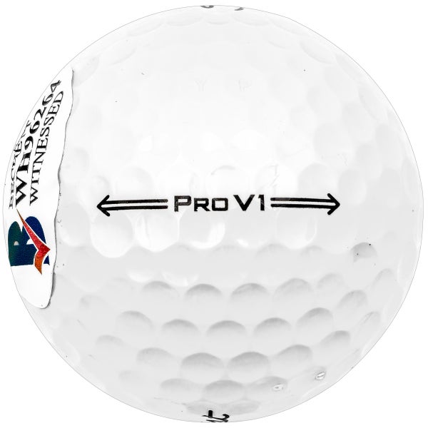 Hideki Matsuyama Autographed Titleist Masters Logo Pro V1 Hideki Matsuyama Autographed Titleist Masters Logo Pro V1