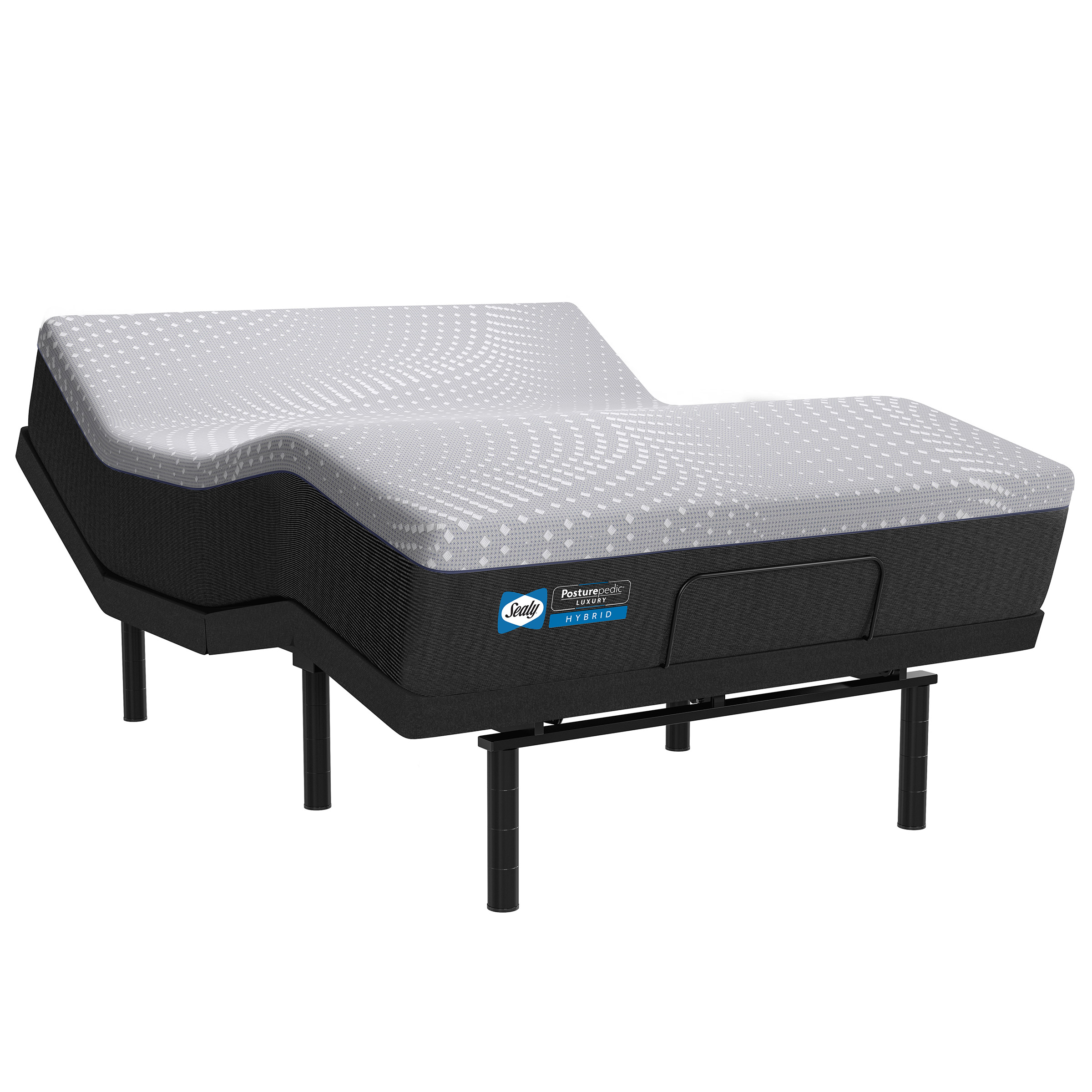 Sealy Posturepedic Luxury Hybrid 1100 Series Ariella Medium Mattress with Adjustable Base