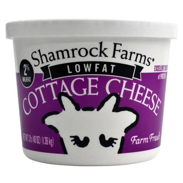 Shamrock Farms Low Fat Cottage Cheese, 3 lbs