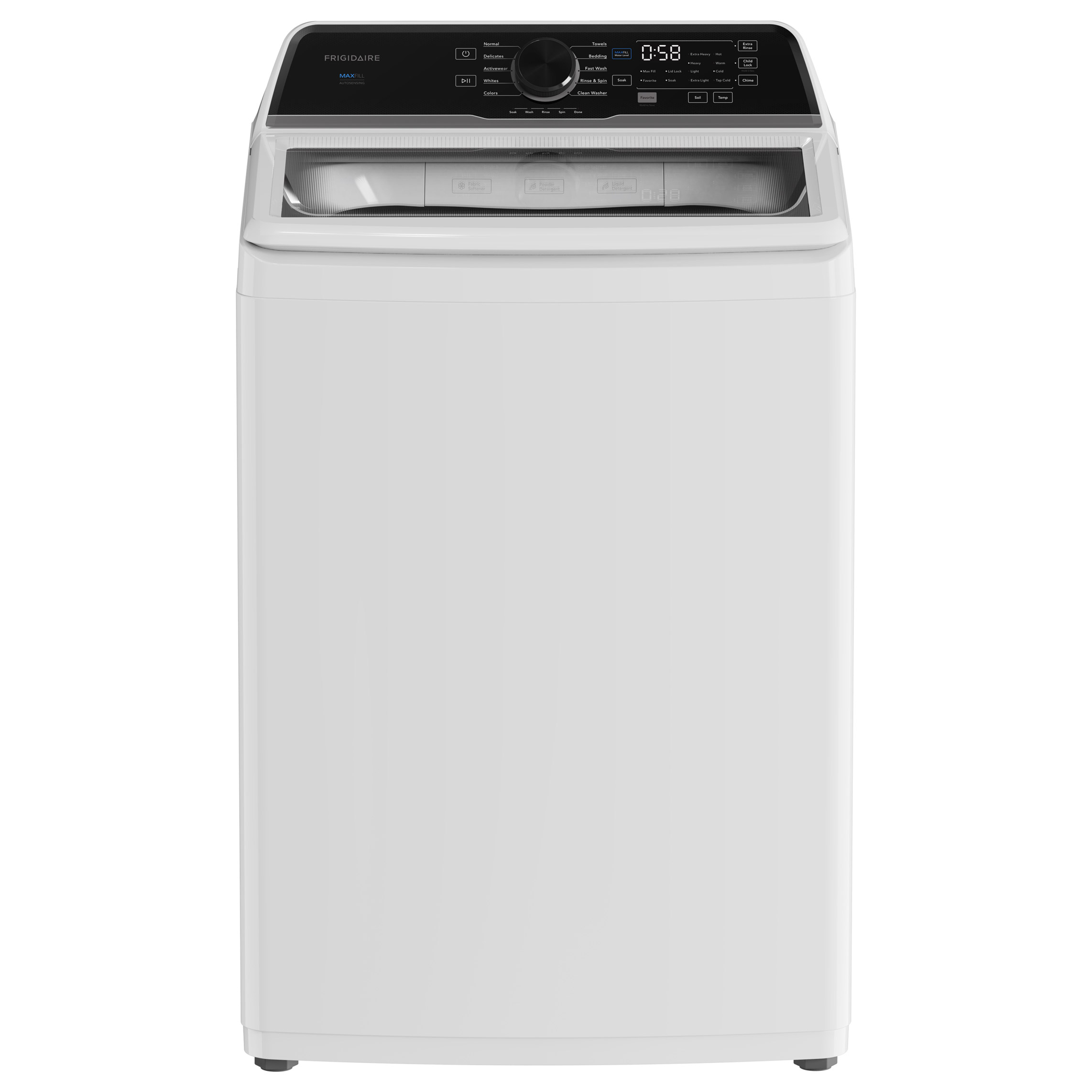 Frigidaire  27 in. 5.1 cu.ft. White Top load washer with Maxfill Technology 