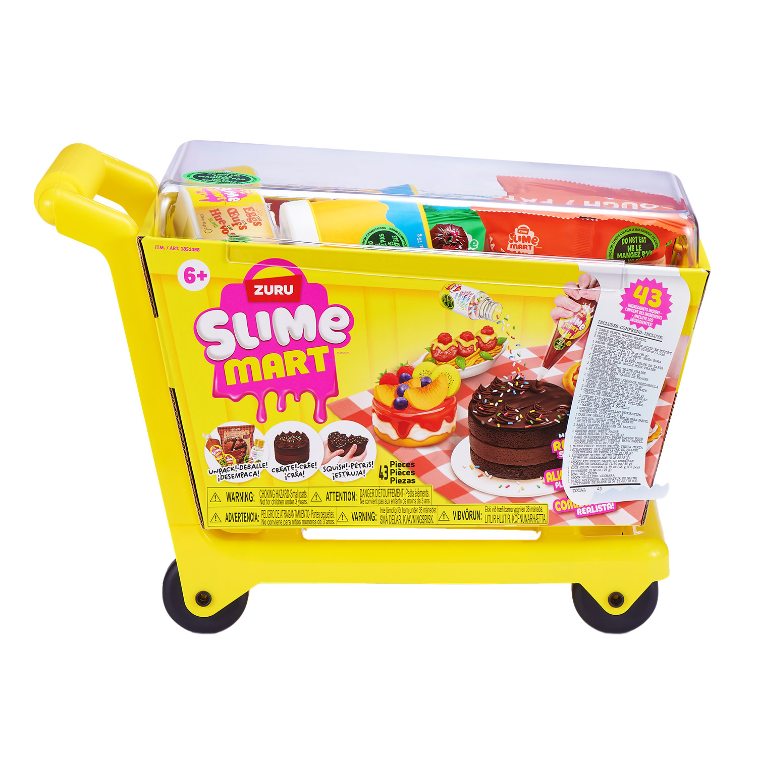 Slime Mart Shopping Cart Playset