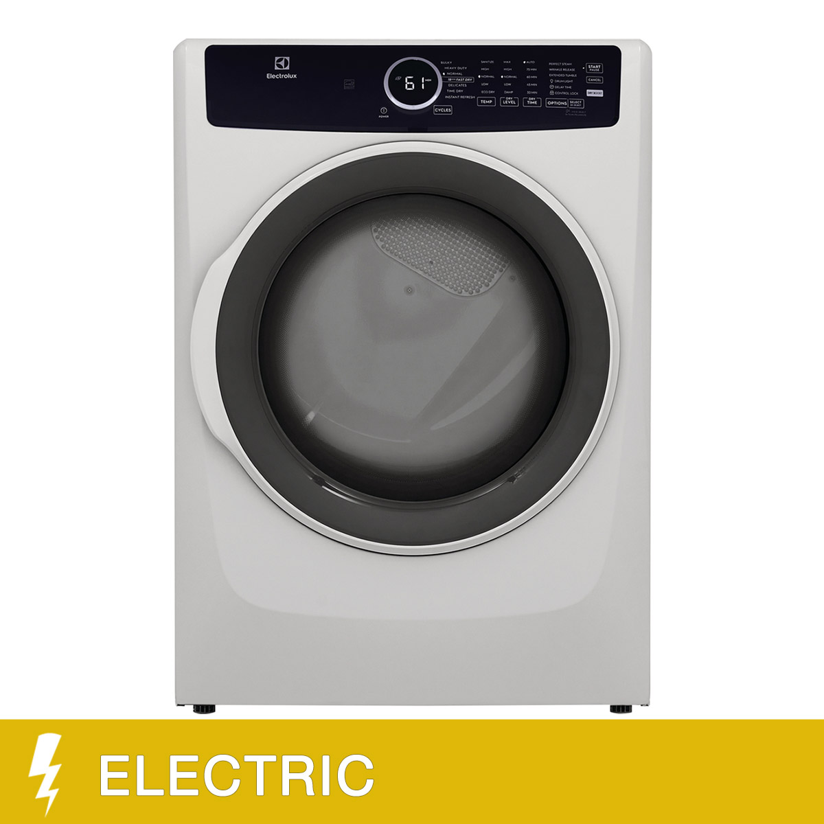 Electrolux 4 Series 8.0 cu. ft. Electric Dryer with Luxury-Quiet Sound System