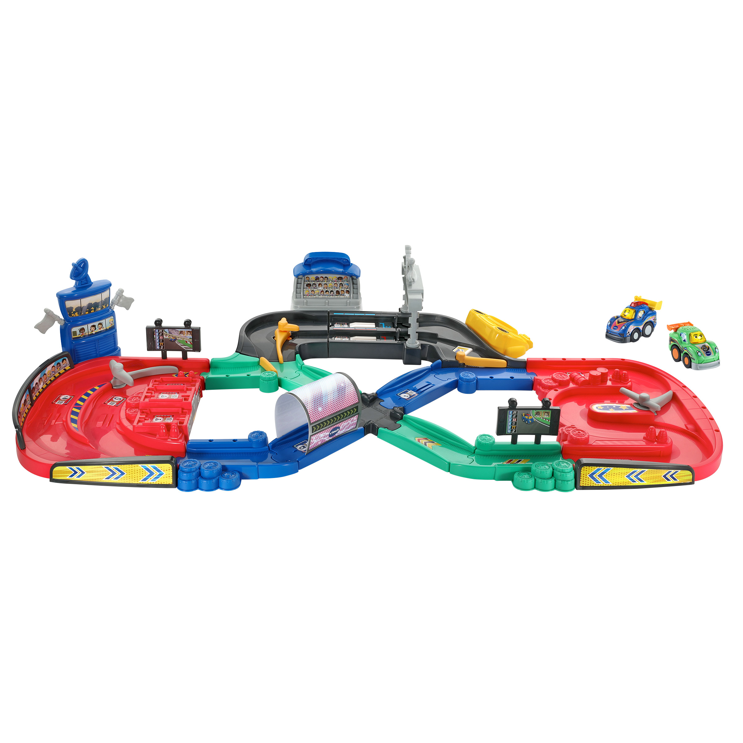 VTech Go! Go! Smart Wheels Checkered Flag Motorized Track Set – English ...