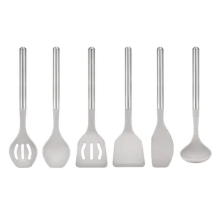 Sabatier 6-piece Stainless Steel and Silicone Tool Set