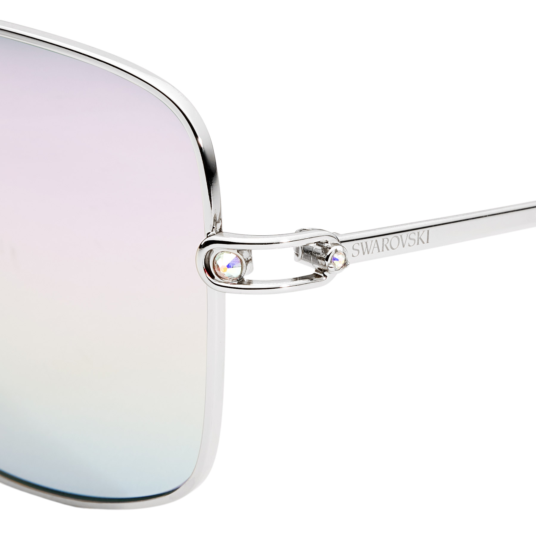 Swarovski SK0313 Shiny Palladium Gradient Sunglasses | Costco