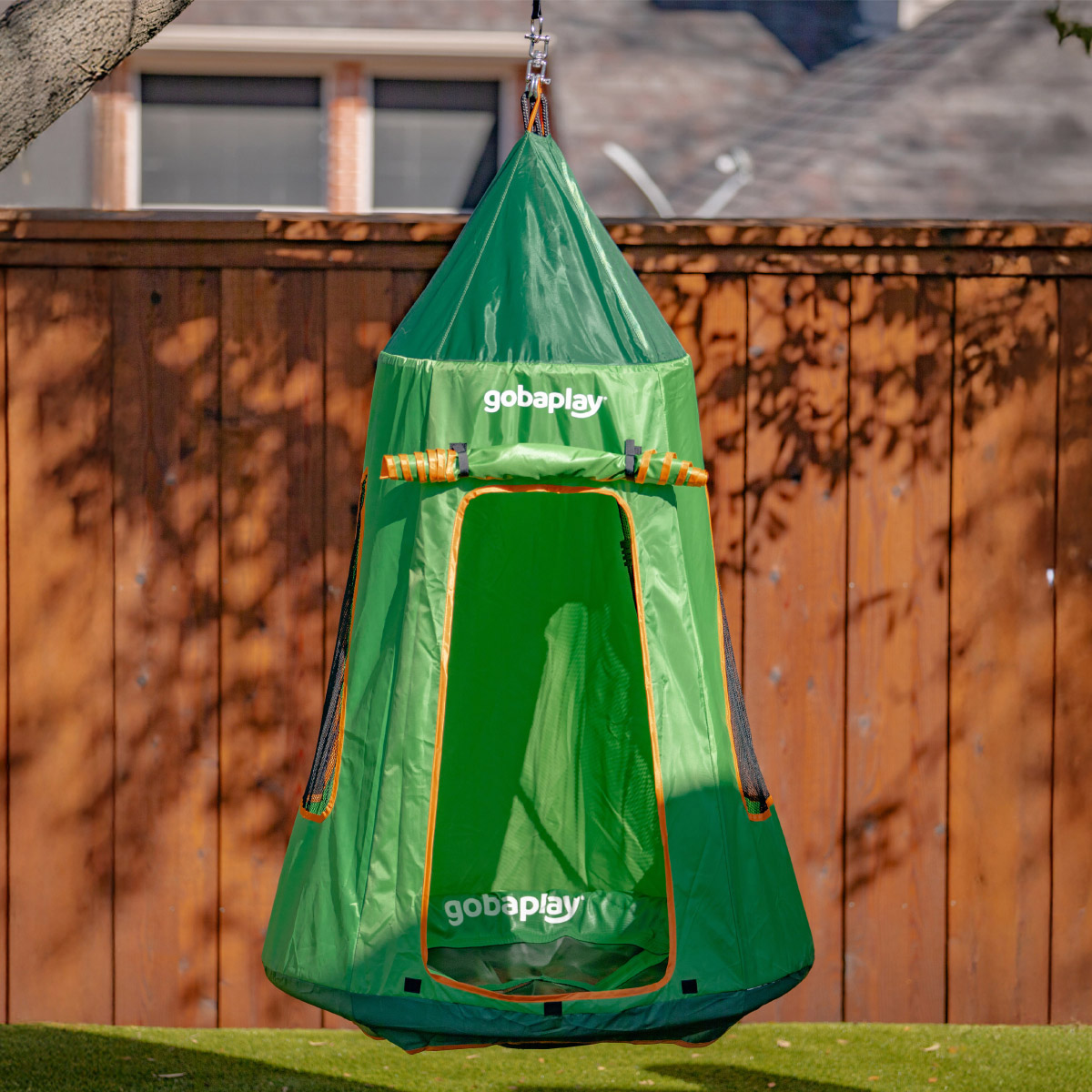 FlyMax Saucer Tree Swing with Tent | Costco