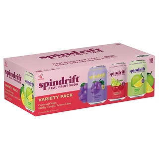 SPINDRIFT SODA VARIETY 18/12 OZ
