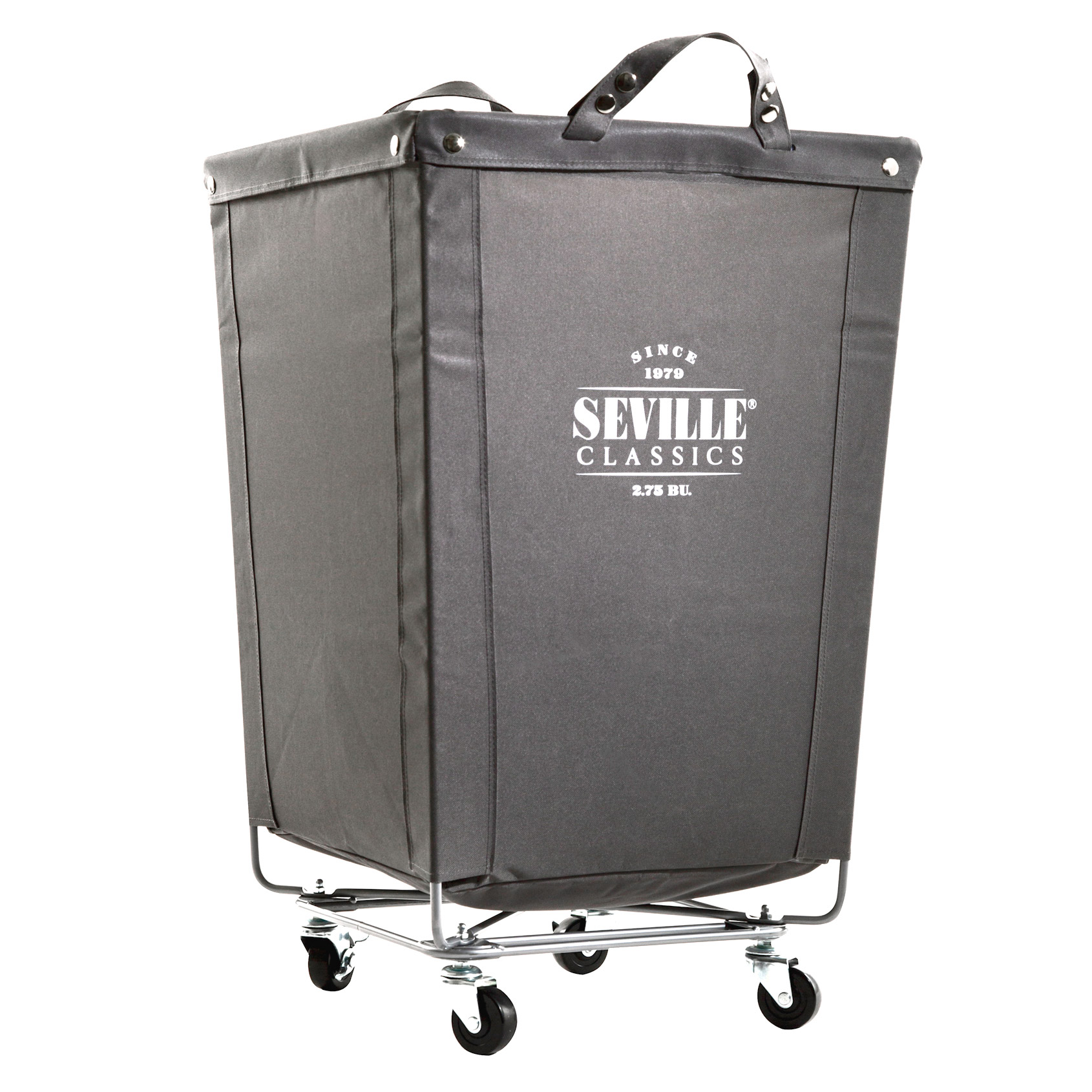Seville Classics Heavy-Duty Rolling Laundry Hamper