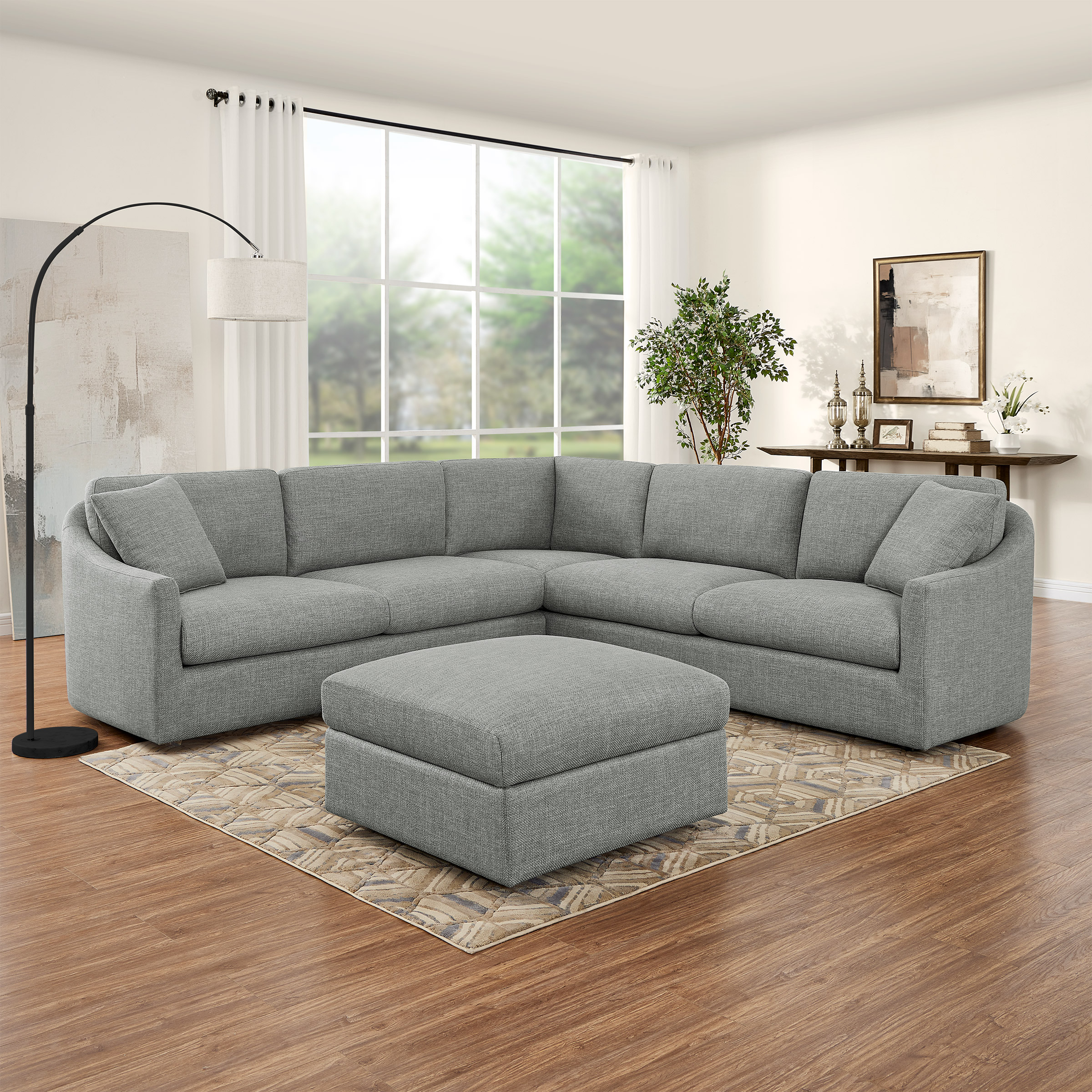 Thomasville 3-piece Fabric Sectional