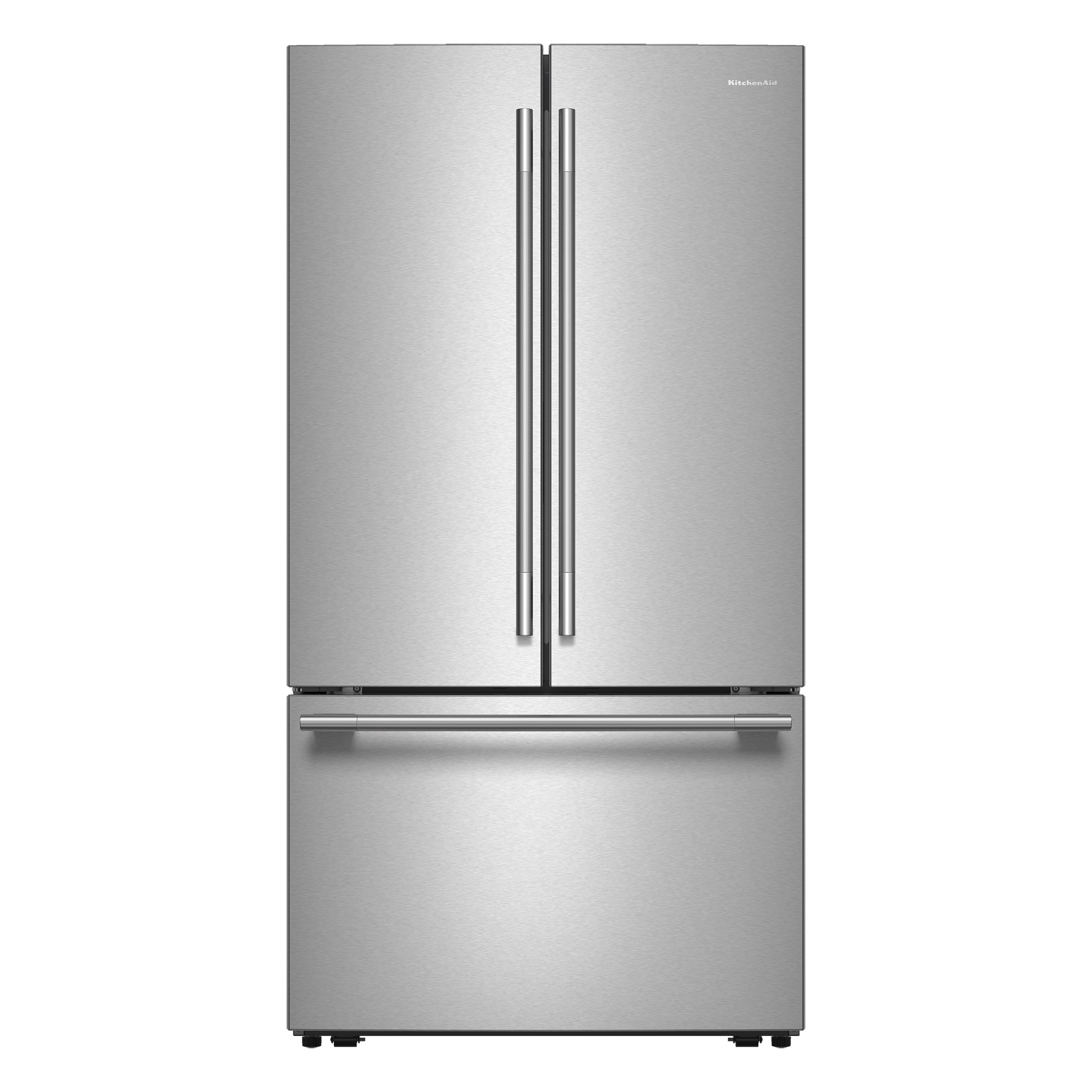 コウ KitchenAid 36 in. 31 cu ft. Stainless Steel French Door
