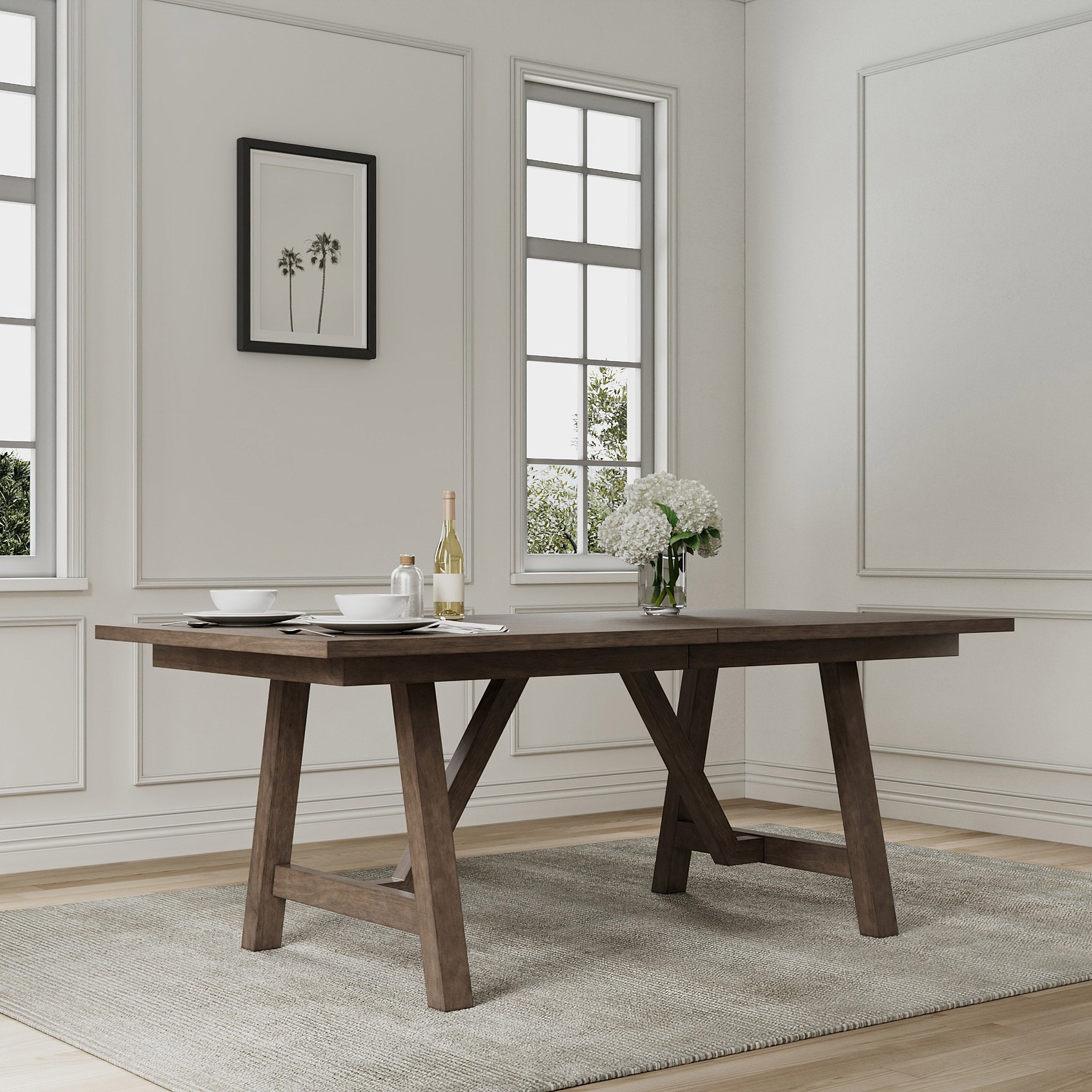 Flexsteel Watson 75” Wood Dining Table | Costco