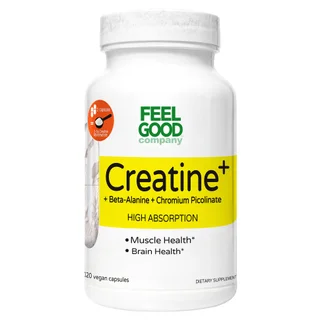 FeelGood Creatine+, 120 Capsules
