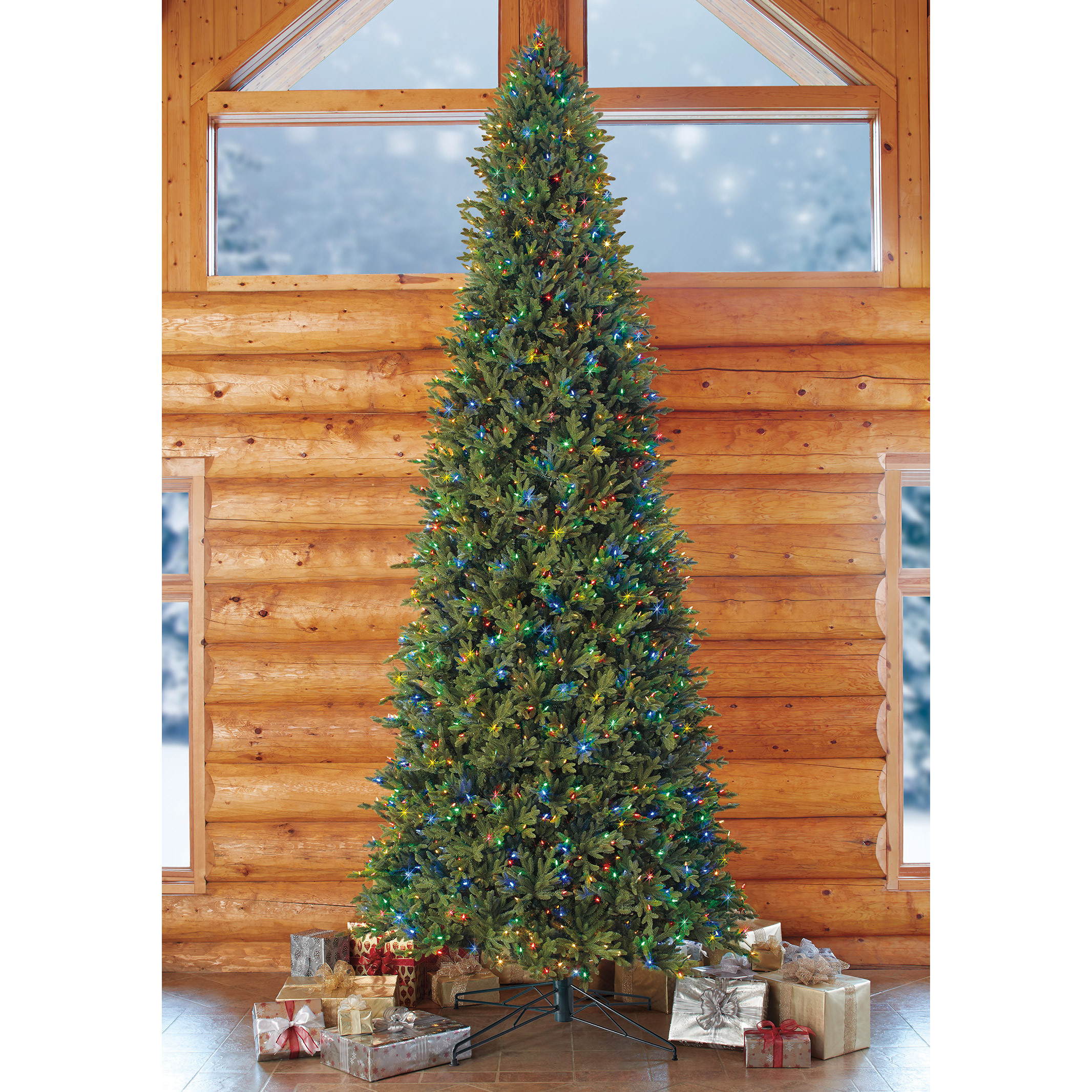 15 ft Pre-Lit Aspen EZ Connect Artificial Christmas Tree, 2100