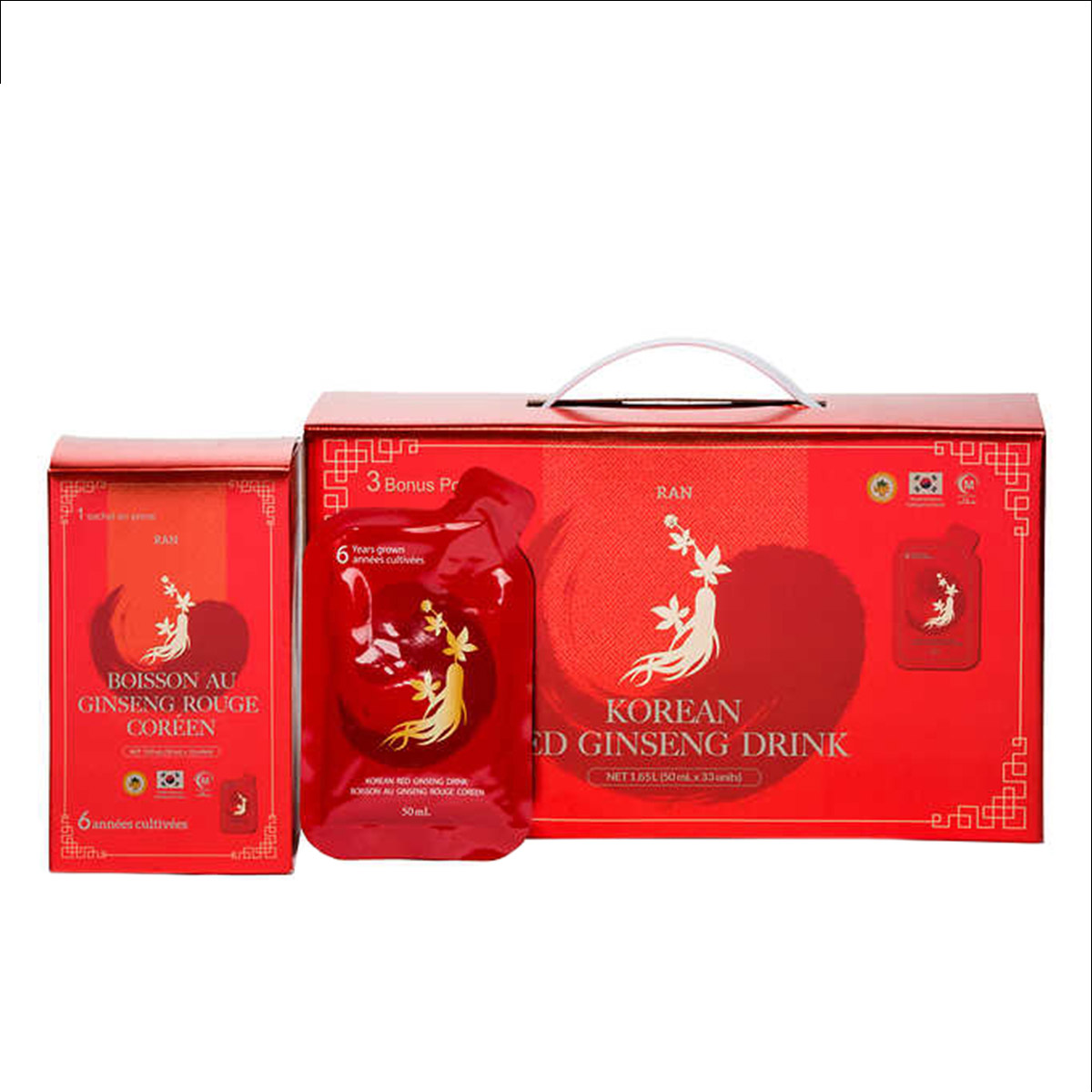 Korean Red Ginseng Tonic, 33 x 50 mL