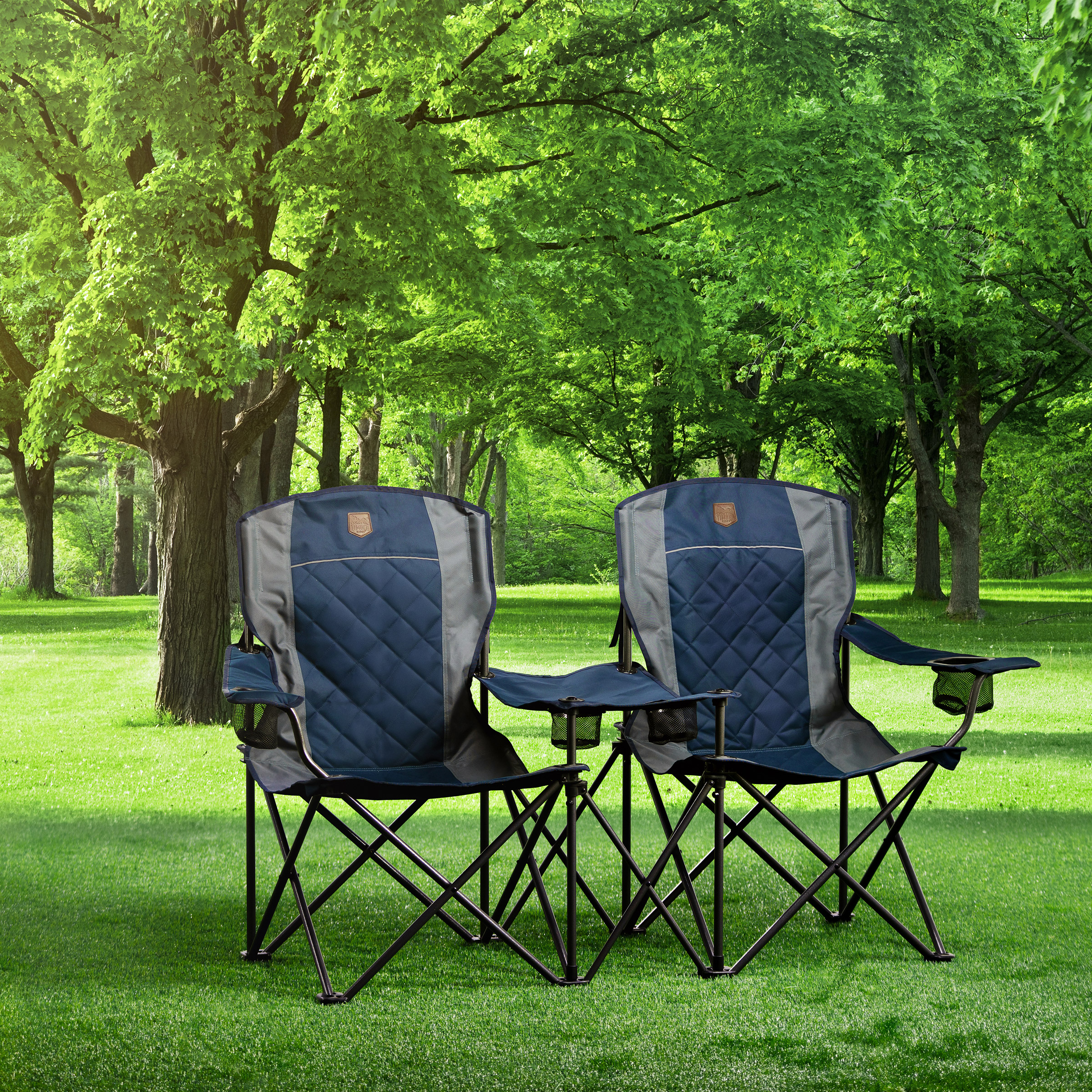 Timber Ridge Outdoor Loveseat with Integrated Center Table | Costco