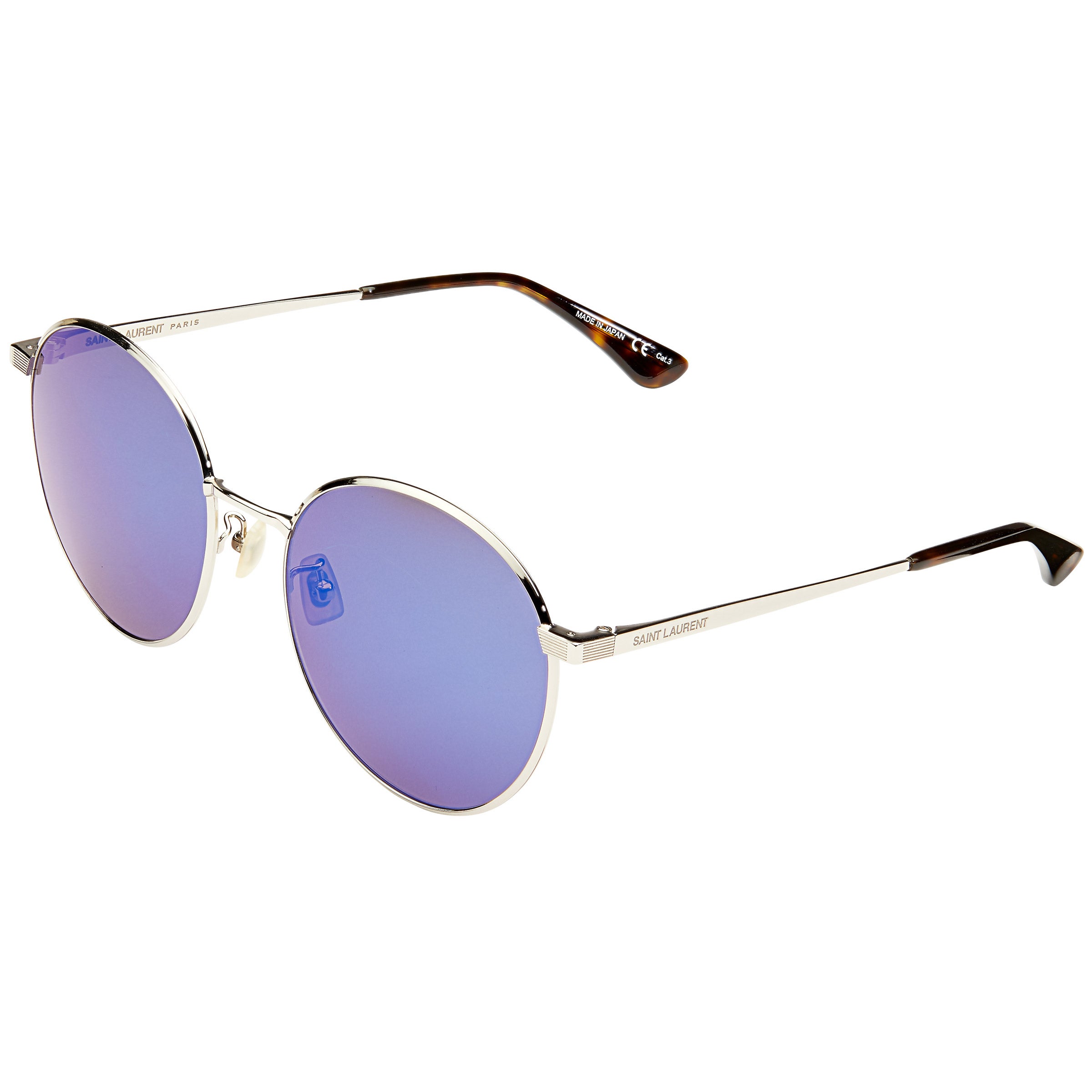 Saint Laurent SL136K Silver Sunglasses | Costco