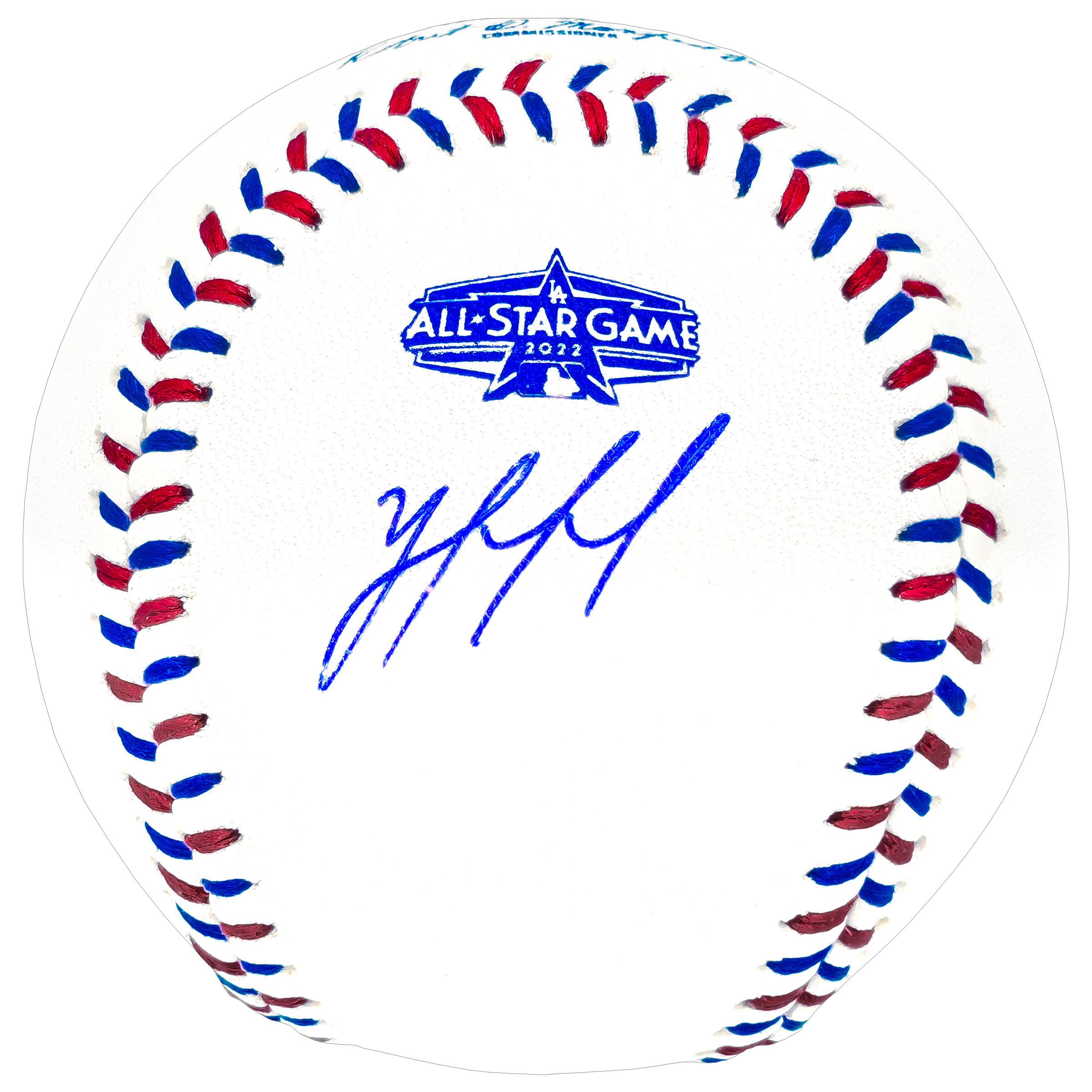 Yordan Alvarez Autographed Official 2022 All Star Game MLB Baseball Houston Astros - Beckett Authenticated