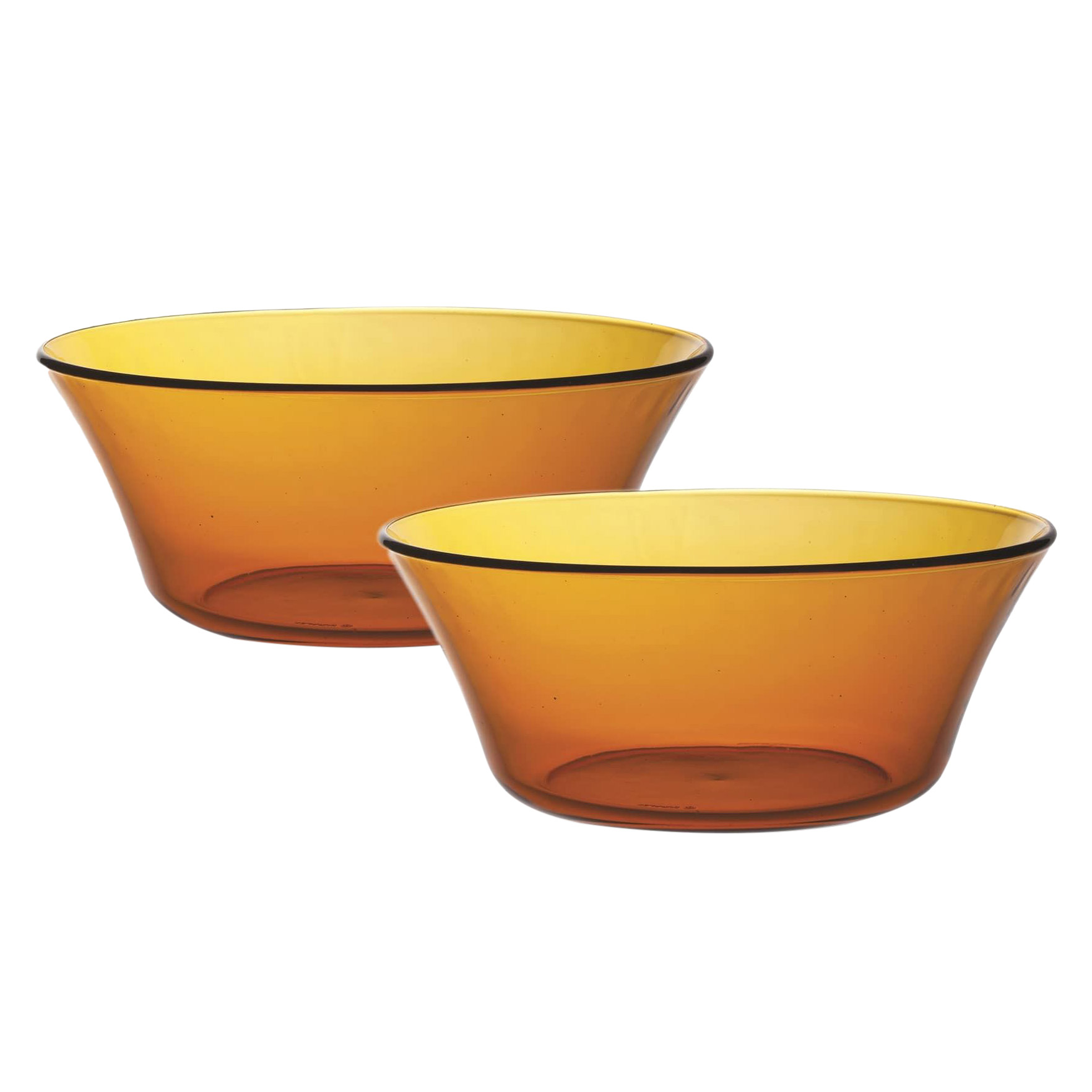 Duralex Lys Tempered Glass Bowls, 2-pack