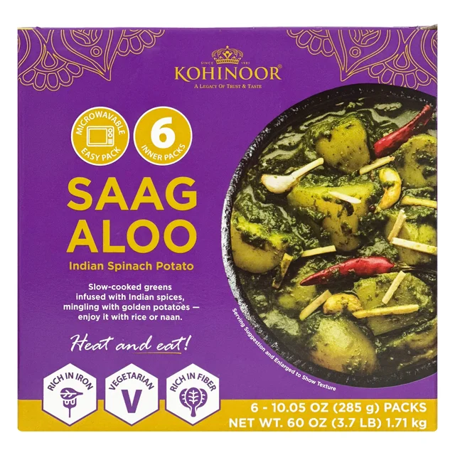 KOHINOOR SAAG ALOO 6/10 OZ
