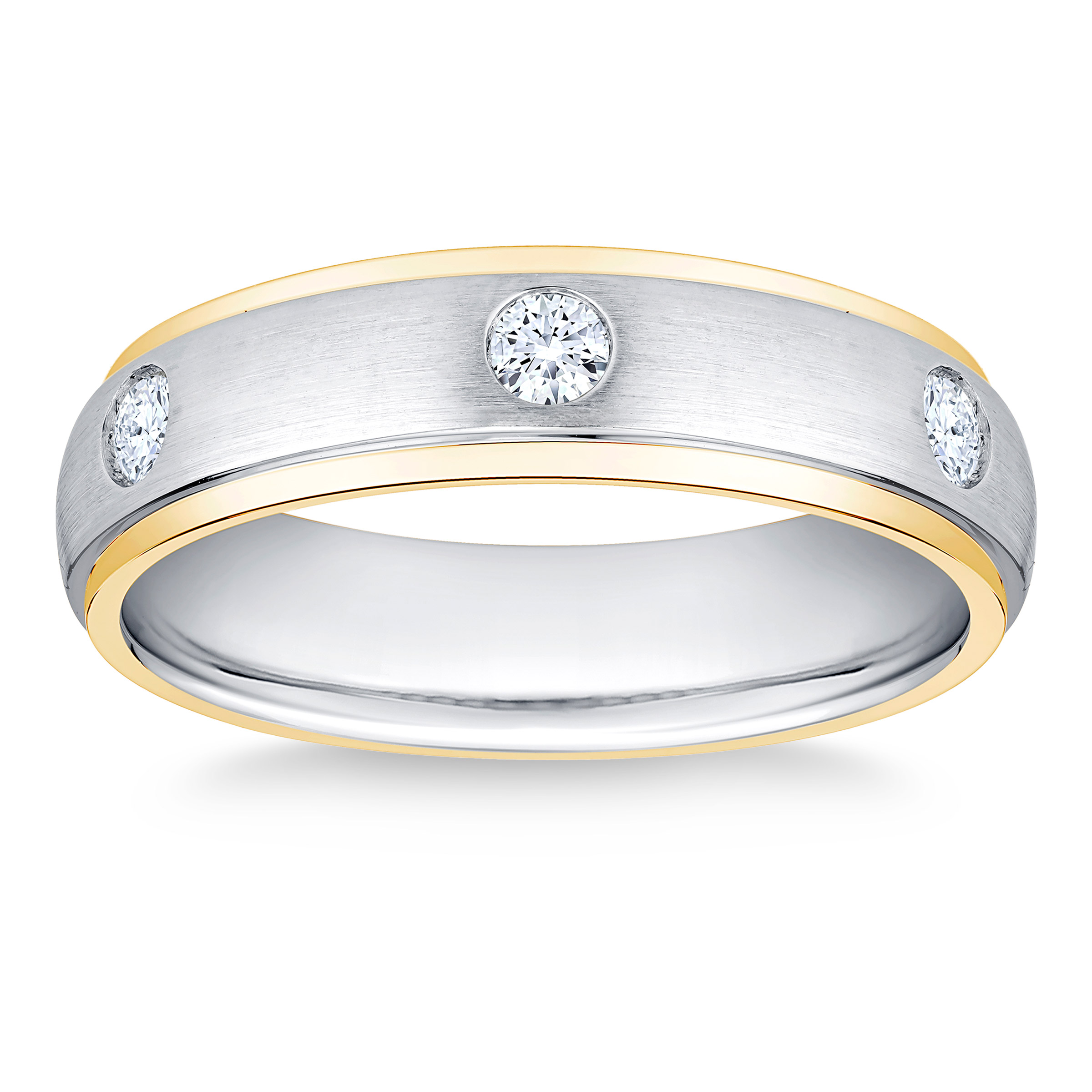 Men’s Round Brilliant Diamond Ring (0.25 ctw)