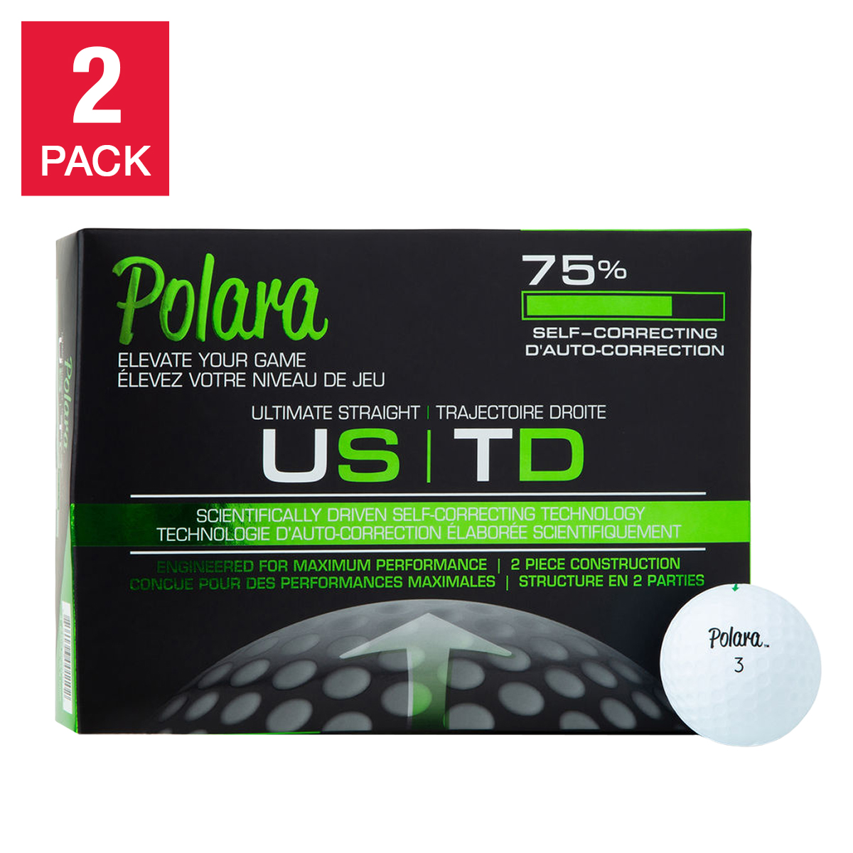 Polara US Ultimate Straight Golf Balls 24-count