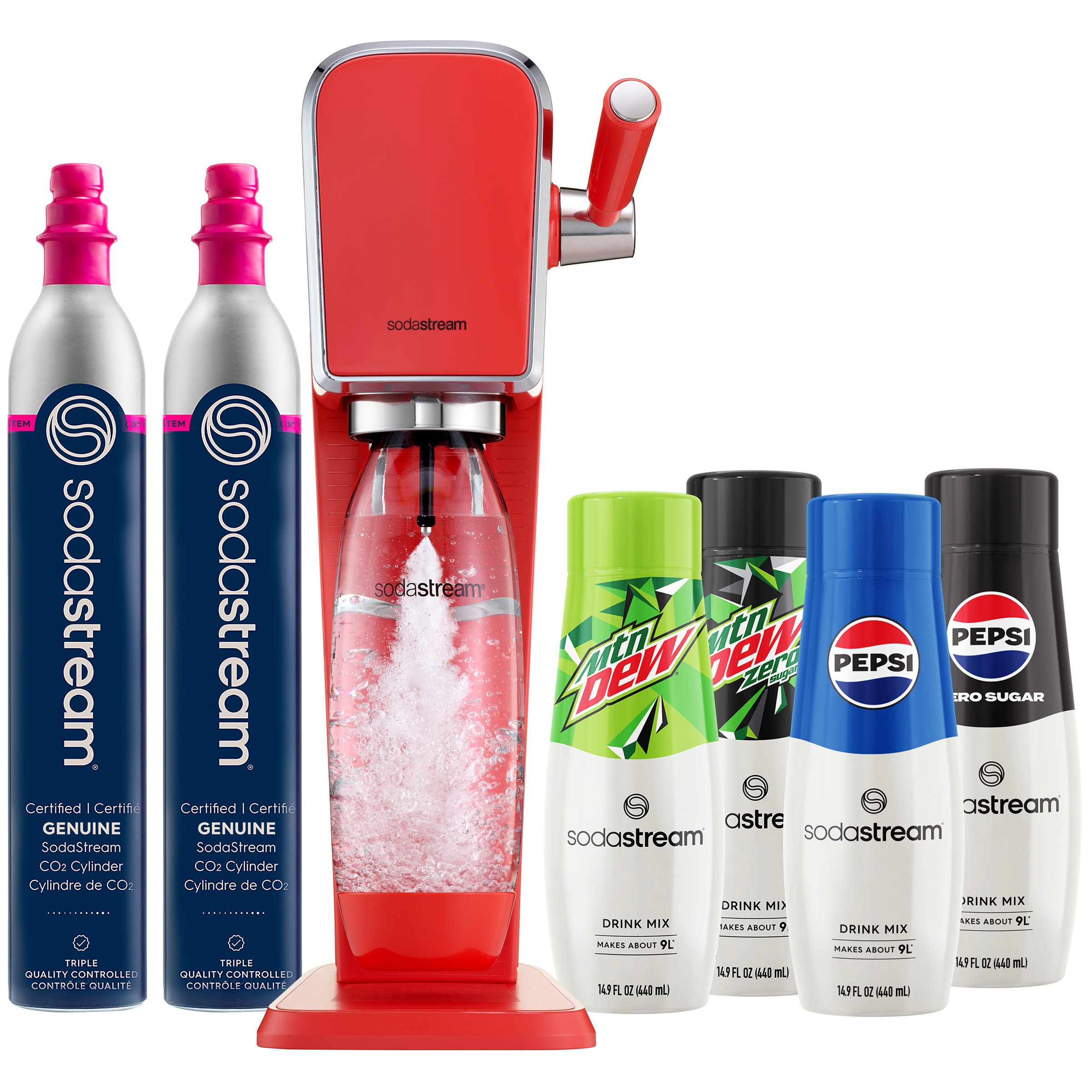 SodaStream Art Sparkling Water Maker Bundle