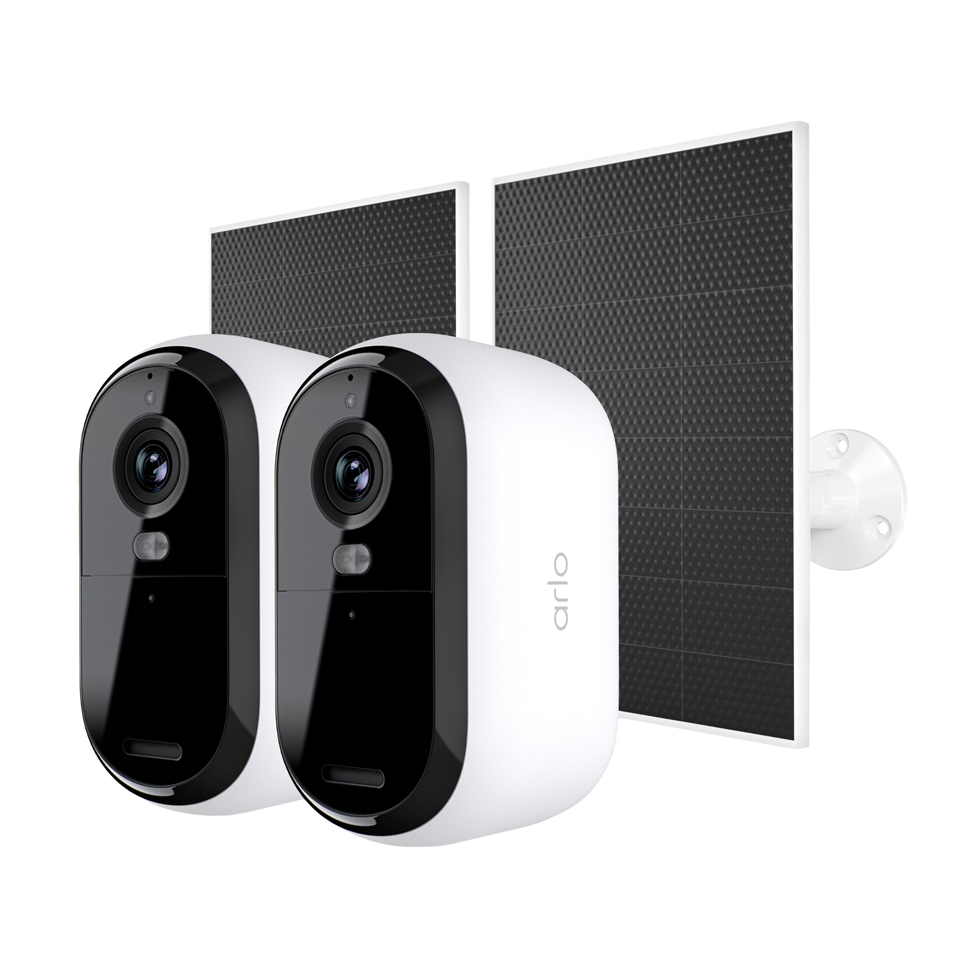 Arlo Essential Camera 2K (3rd Gen)  2-pack plus 2 Solar Panel chargers