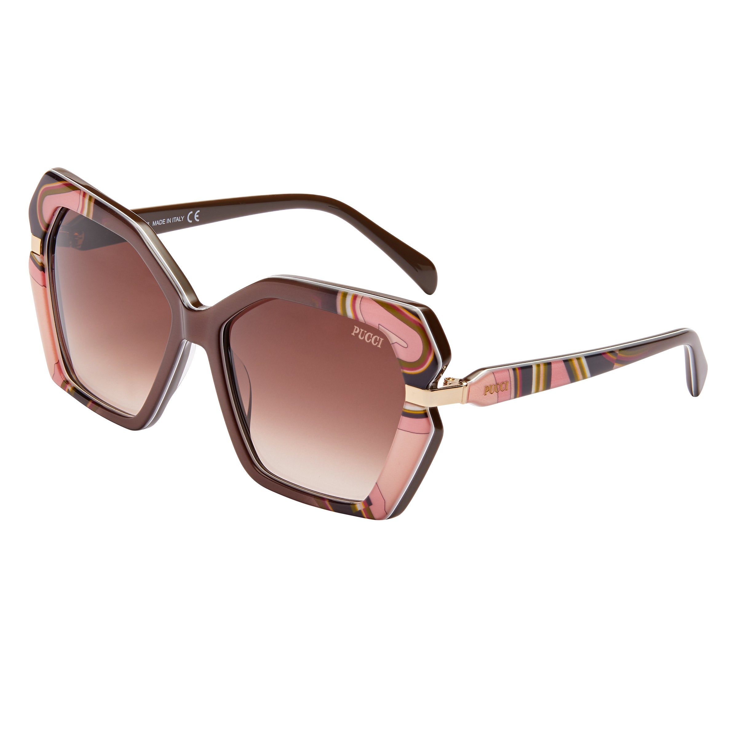 Emilio Pucci Dark Brown Sunglasses | Costco display picture 1