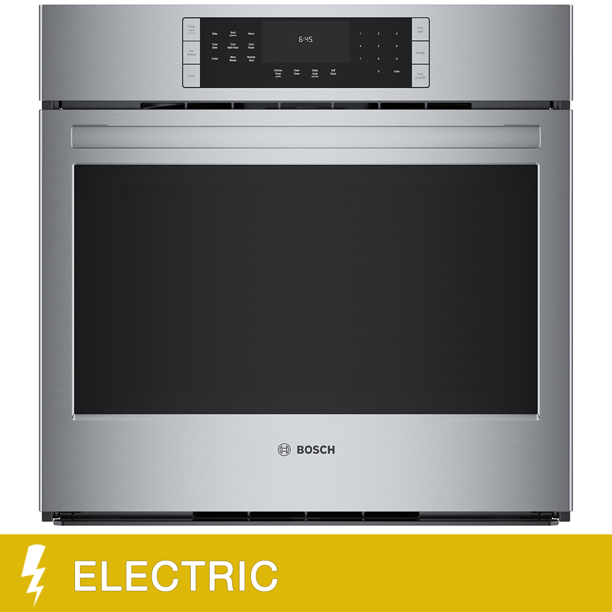 Bosch 800 Series 30 in. 4.6 cu ft. Stainless Steel Electric Single Wall Oven with Air fry