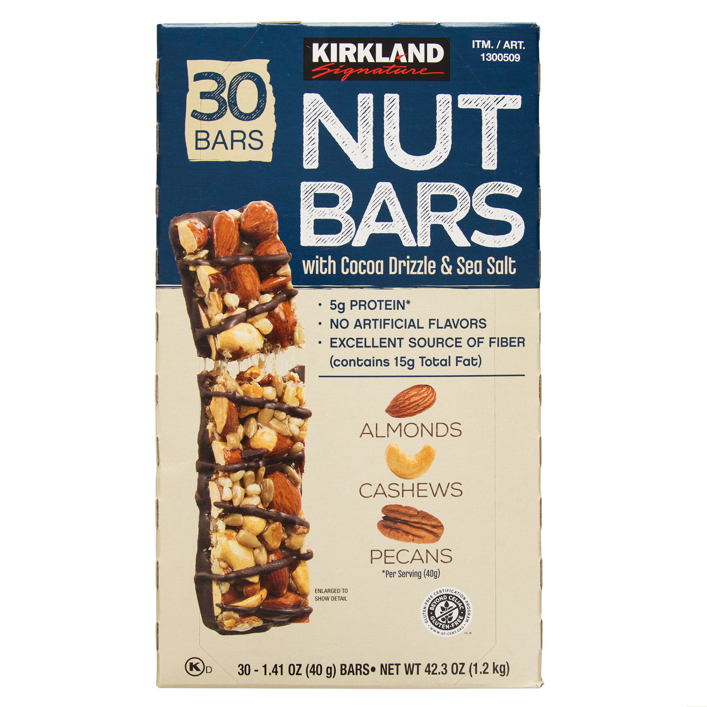Kirkland Signature Nut Bars  1.41 oz  30-count
