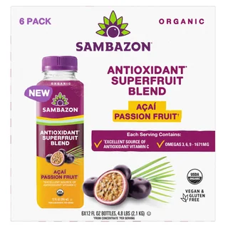 SAMBAZON ORGANIC ANTIOXIDANT SUPERFRUIT 6/12 OZ