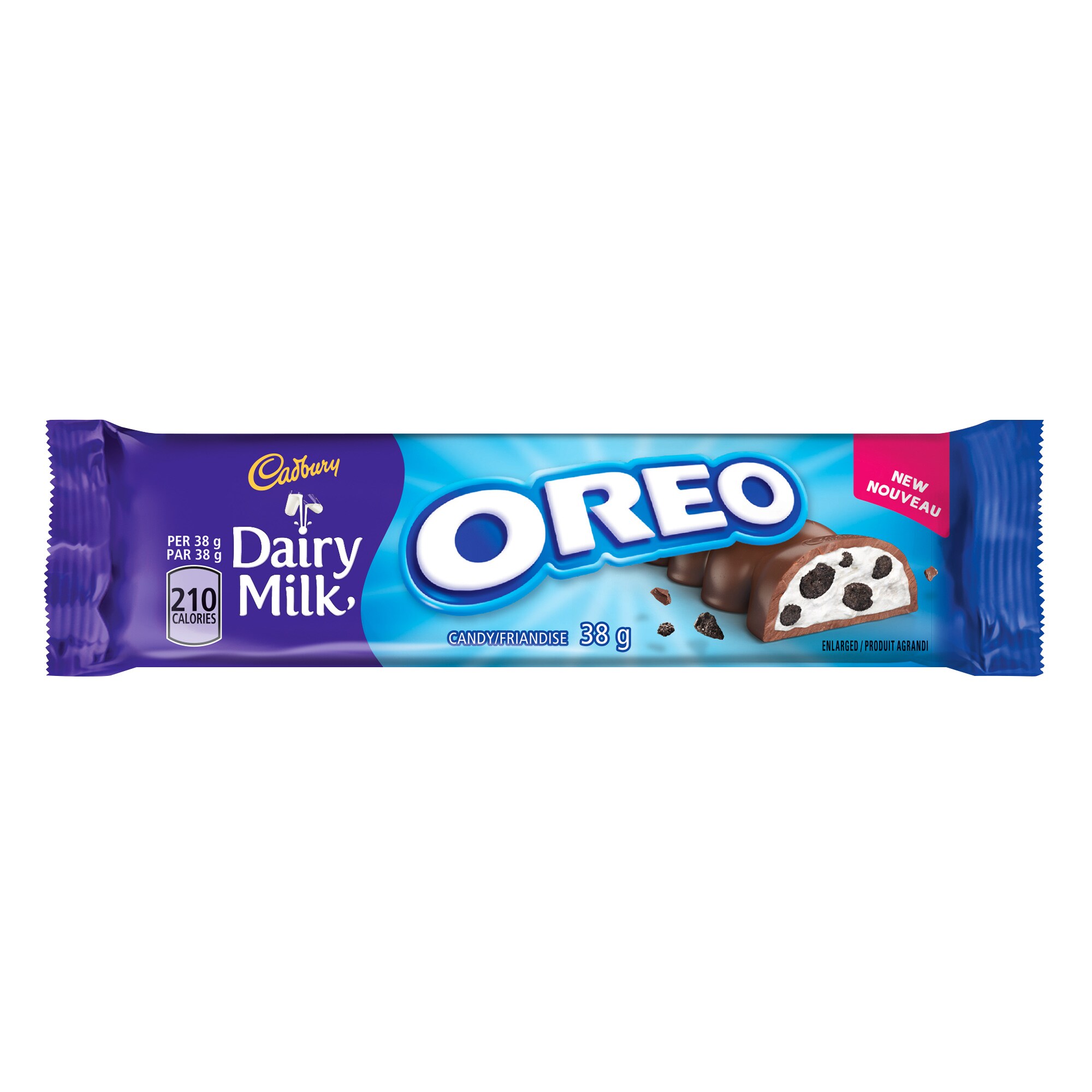 Cadbury Dairy Milk Oreo Bars, 12 × 38 g