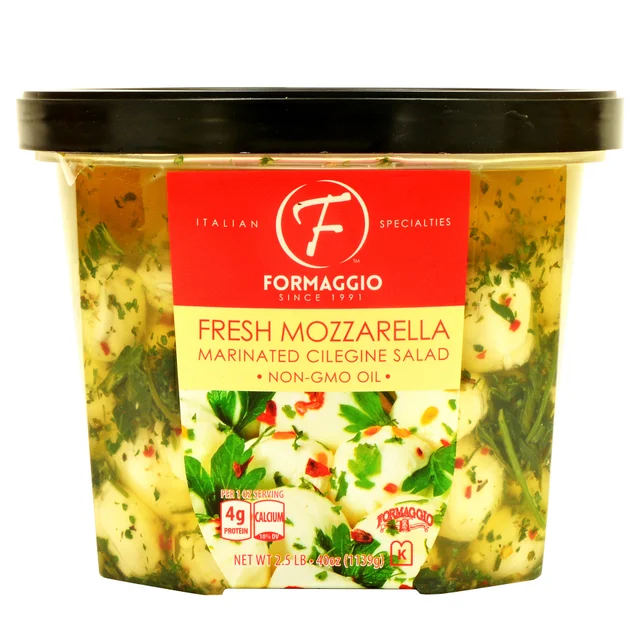 Formagio Fresh Mozzarella Marinated Cilegine Salad, 2.5 lbs