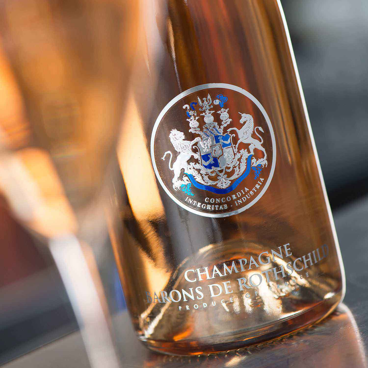 Barons de Rothschild Brut Rose Champagne 750 ml, 2-pack CA