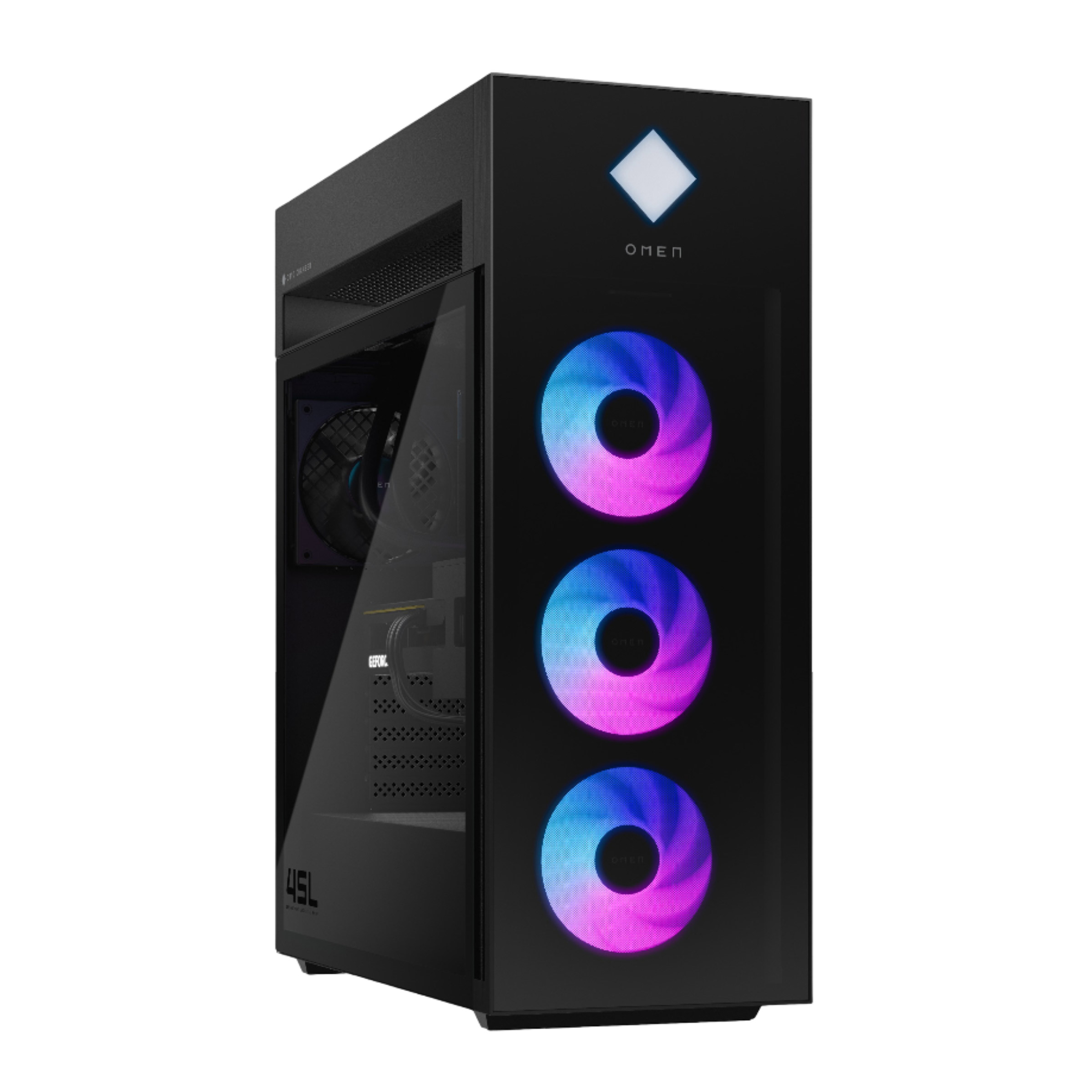 HP OMEN 45L Gaming Desktop PC - Intel Core Ultra 9 285K - NVIDIA