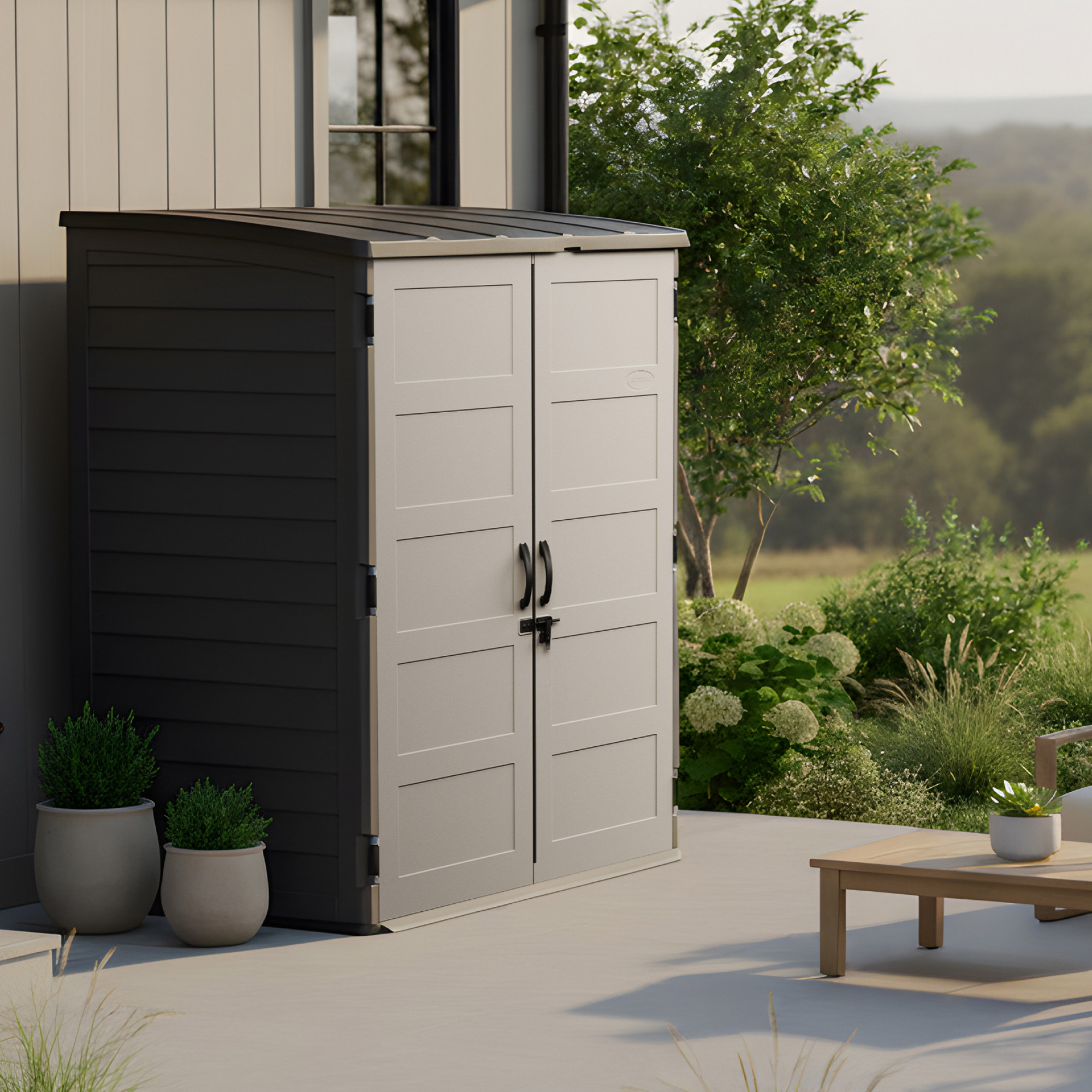 Suncast 6' x 4' Vertical Storage Shed | Costco