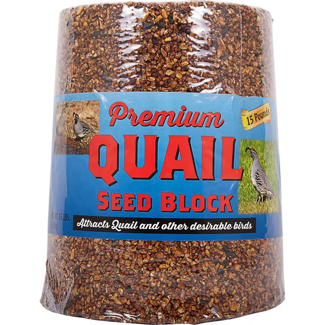 Premium Quail Seed Block, 15 lbs