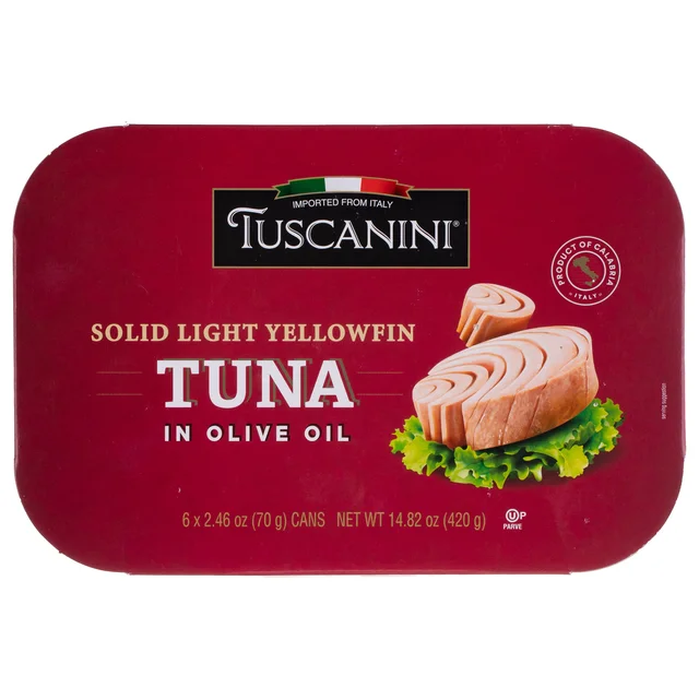 TUSCANINI TUNA IN OLIVE OIL 14.82 OZ (.92 LBS)