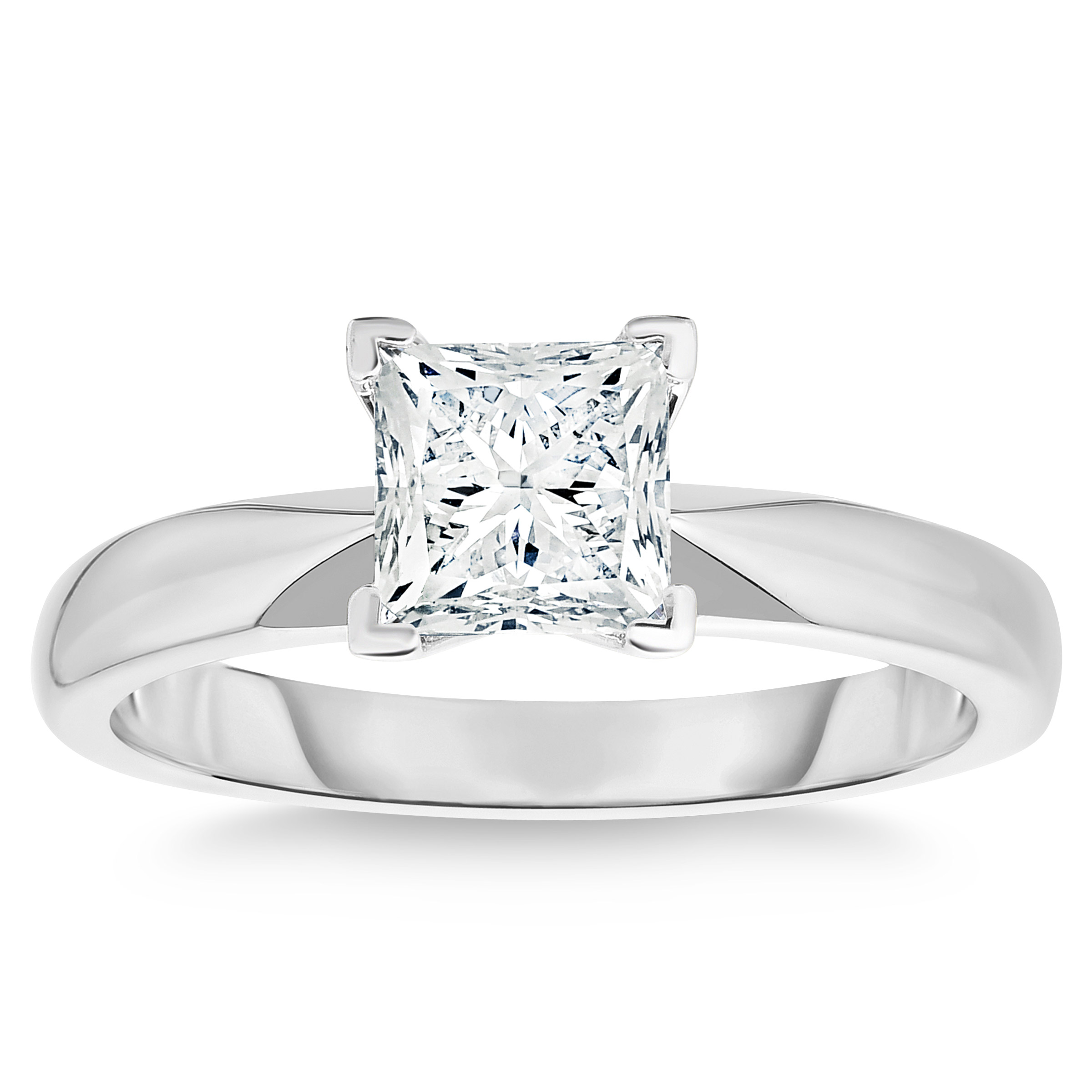 Princess Cut Diamond Solitaire Ring (1.20 ct)