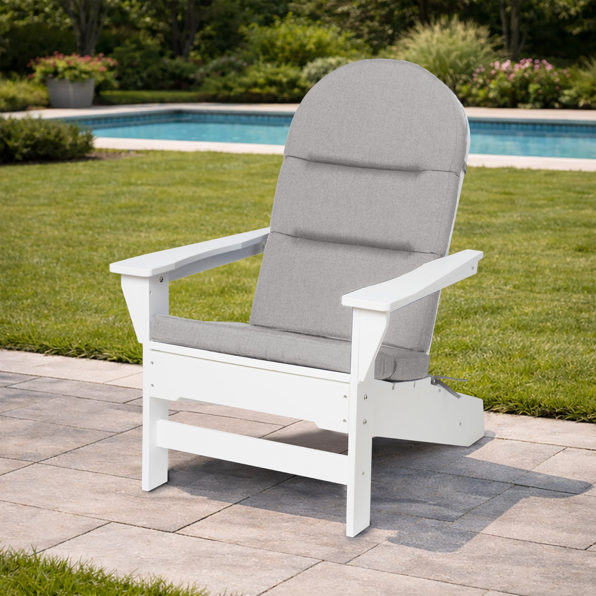 Adirondack Cushion for Long Beach POLYWOOD Chairs, 2-pack