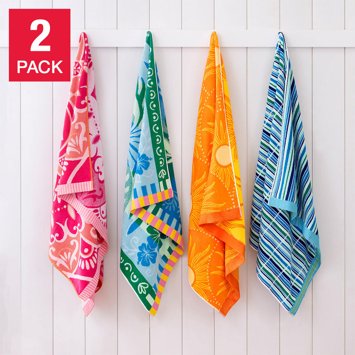 Beach Towels, 2-pack