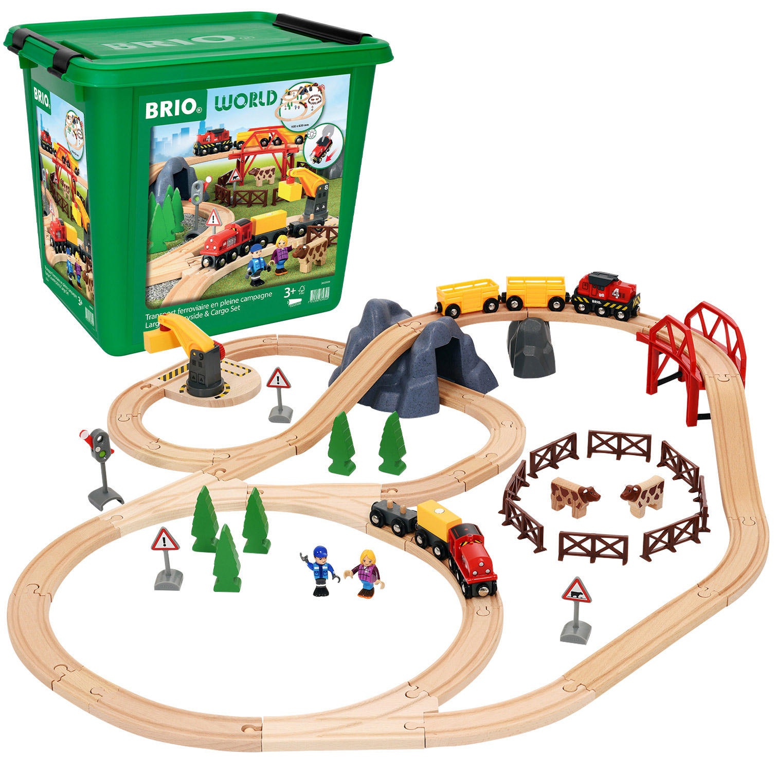 ブリオ BRIO Large　Countryside　&　Cargo　Set BRIO Large Countryside and Cargo Set | Costco