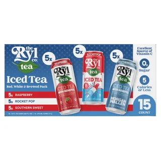RYL TEA VARIETY PACK 15 / 16 OUNCE CANS