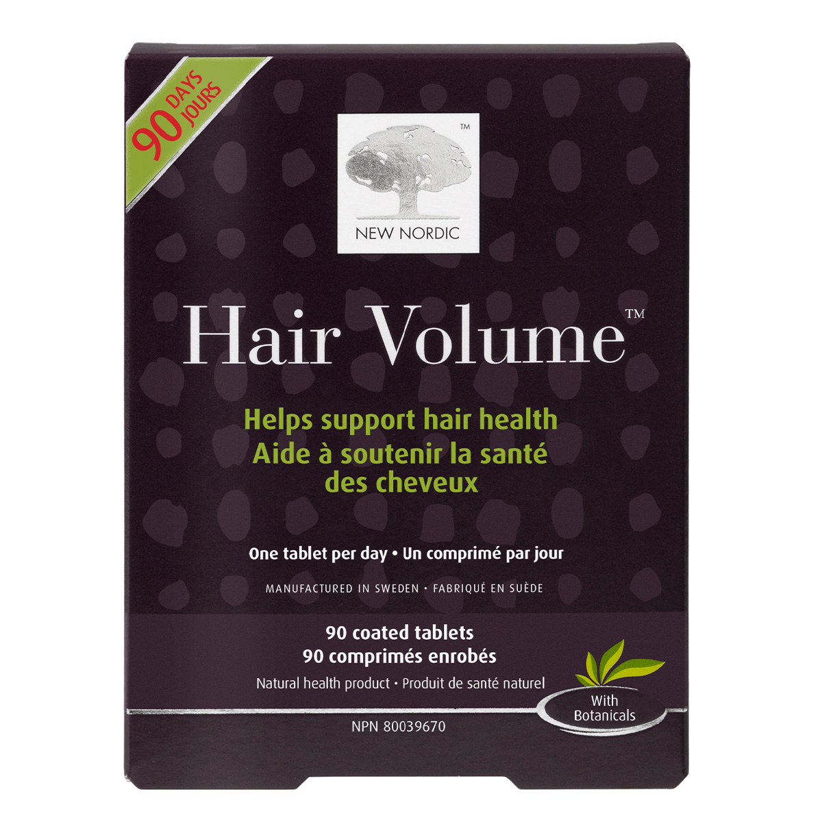 New Nordic Hair Volume, 90 Tablets