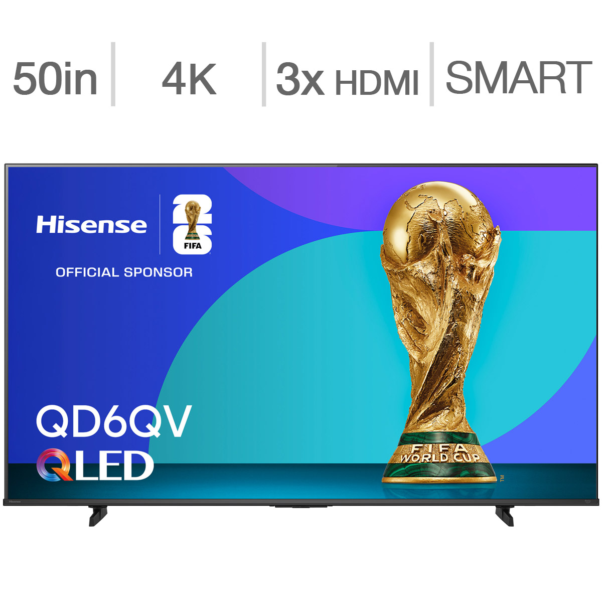 Hisense 50&#034; Class - QD6QV Series - 4K UHD QLED TV