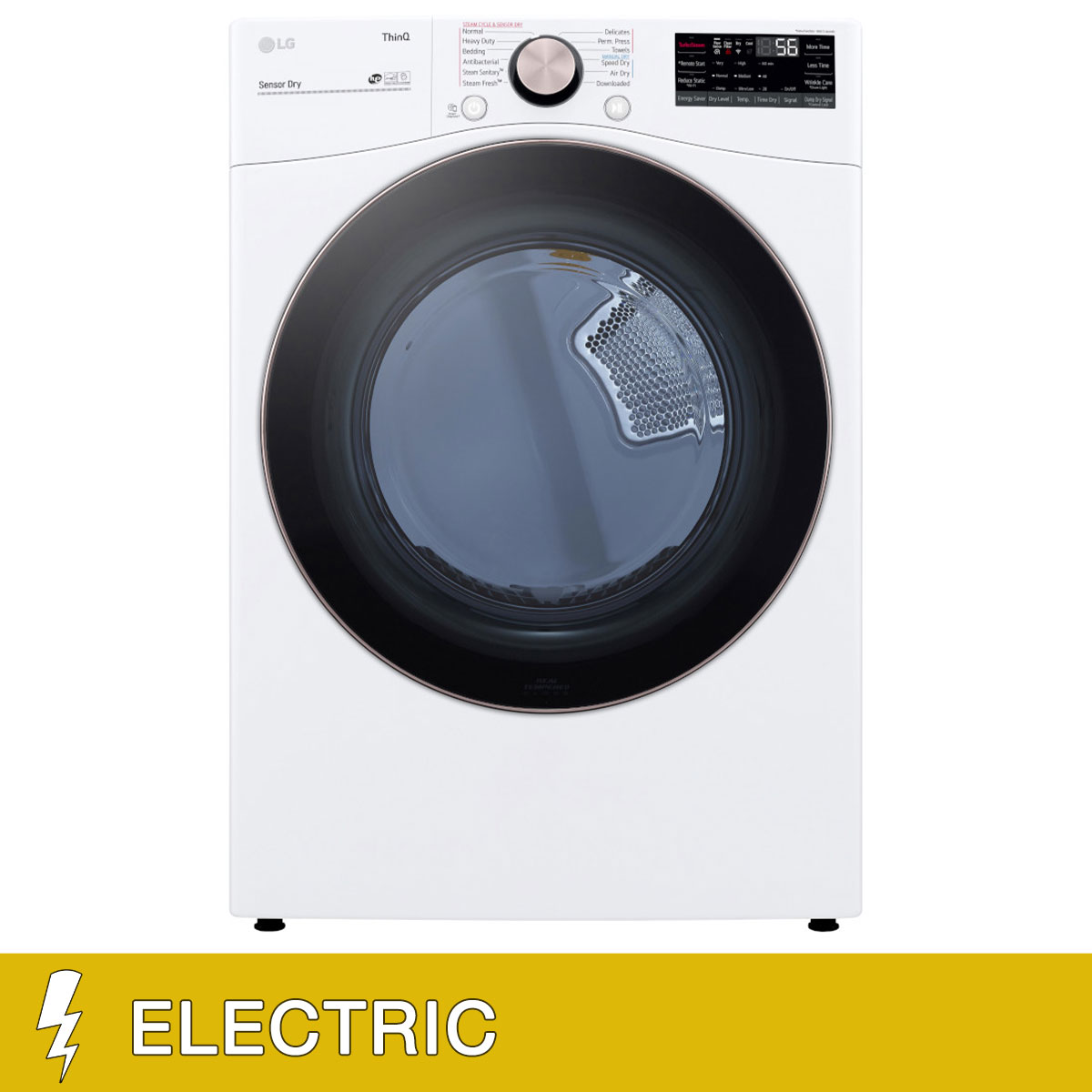 LG 7.4 cu. ft. Ultra Large Capacity Smart Wi-Fi Enabled Front Load